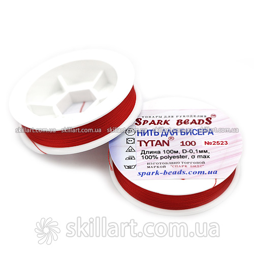 Нитки для бисера Tytan 100 Spark Beads (100м)